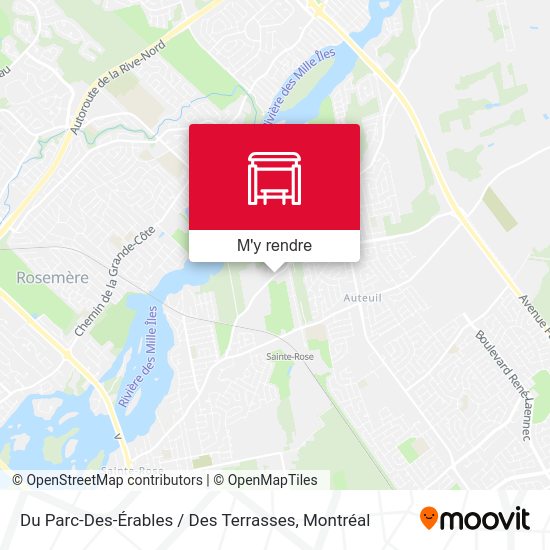 Du Parc-Des-Érables / Des Terrasses plan