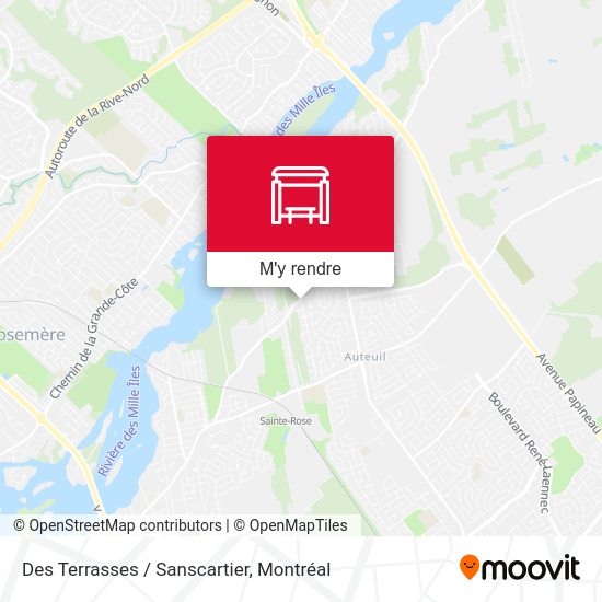 Des Terrasses / Sanscartier plan