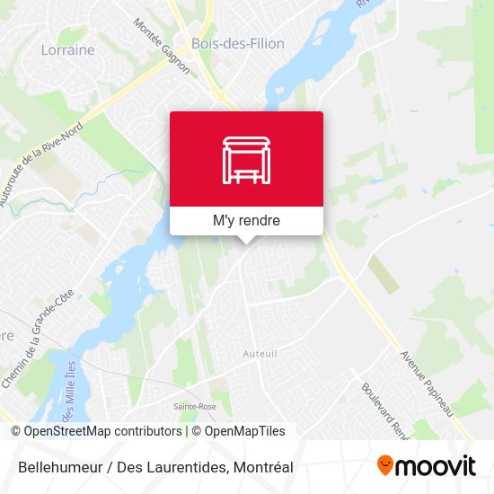 Bellehumeur / Des Laurentides plan