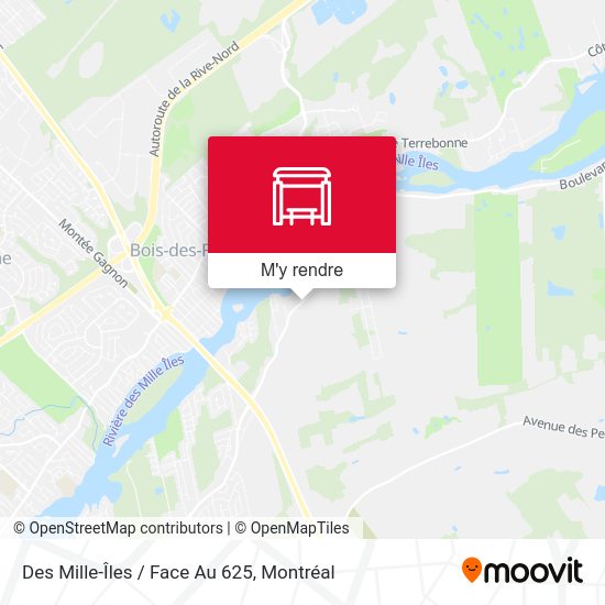 Des Mille-Îles / Face Au 625 plan