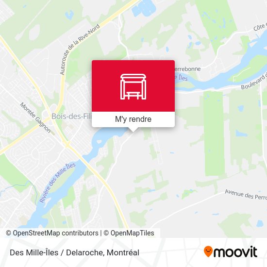 Des Mille-Îles / Delaroche plan