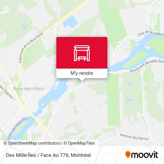 Des Mille-Îles / Face Au 776 plan