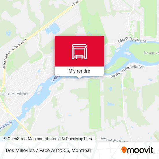 Des Mille-Îles / Face Au 2555 plan