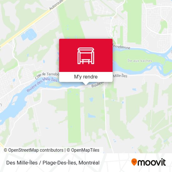 Des Mille-Îles / Plage-Des-Îles plan