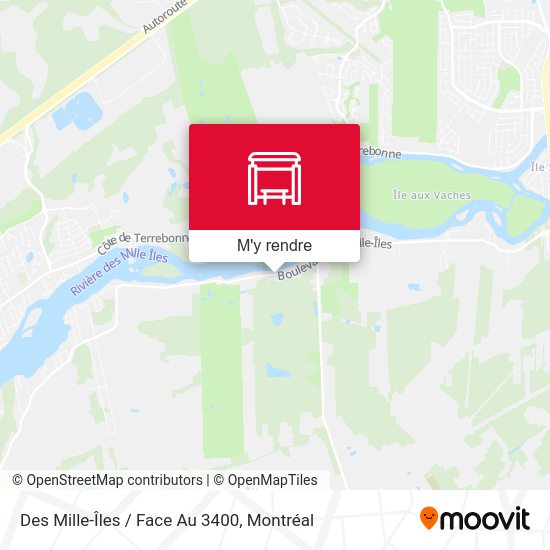 Des Mille-Îles / Face Au 3400 plan