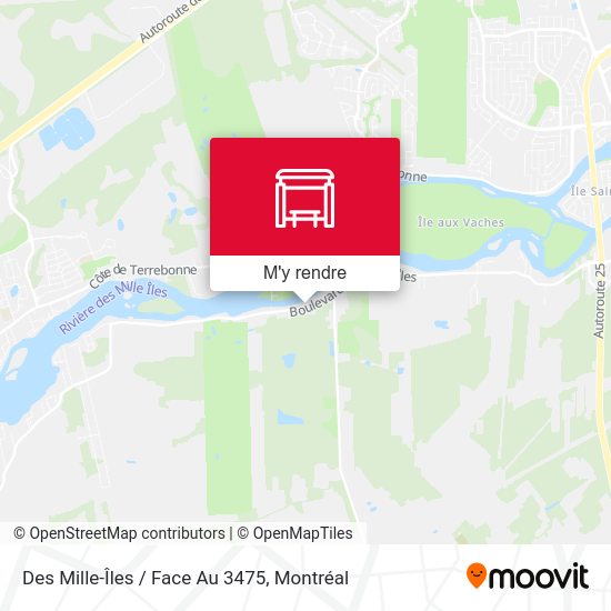 Des Mille-Îles / Face Au 3475 plan