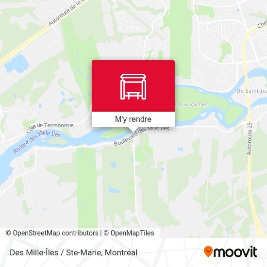 Des Mille-Îles / Ste-Marie plan