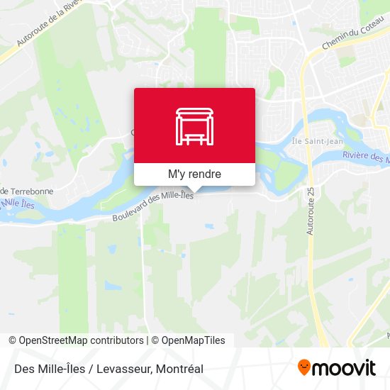 Des Mille-Îles / Levasseur plan