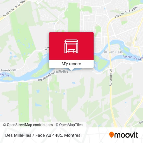Des Mille-Îles / Face Au 4485 plan