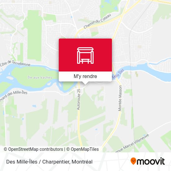 Des Mille-Îles / Charpentier plan