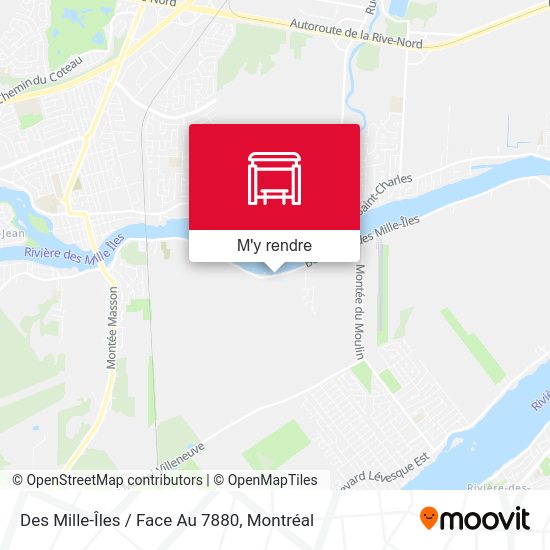Des Mille-Îles / Face Au 7880 plan