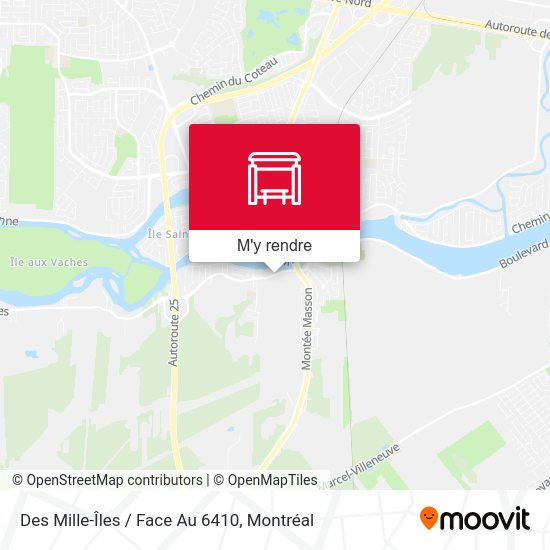 Des Mille-Îles / Face Au 6410 plan