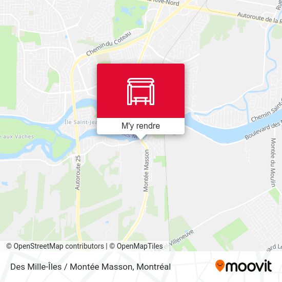 Des Mille-Îles / Montée Masson plan