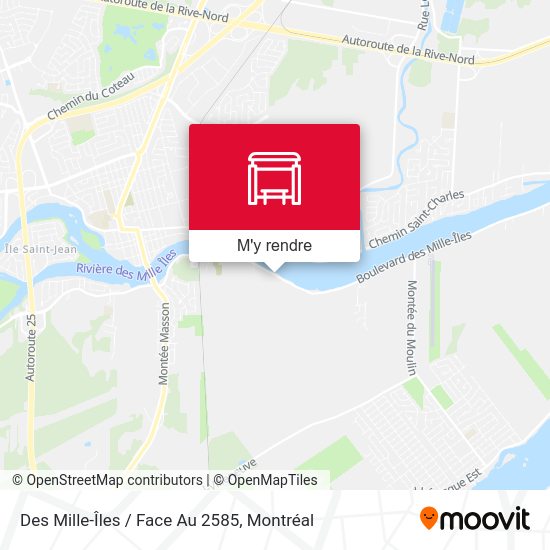 Des Mille-Îles / Face Au 2585 plan