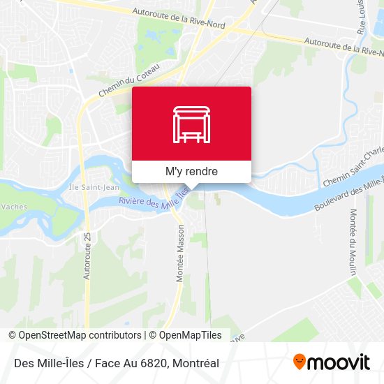 Des Mille-Îles / Face Au 6820 plan