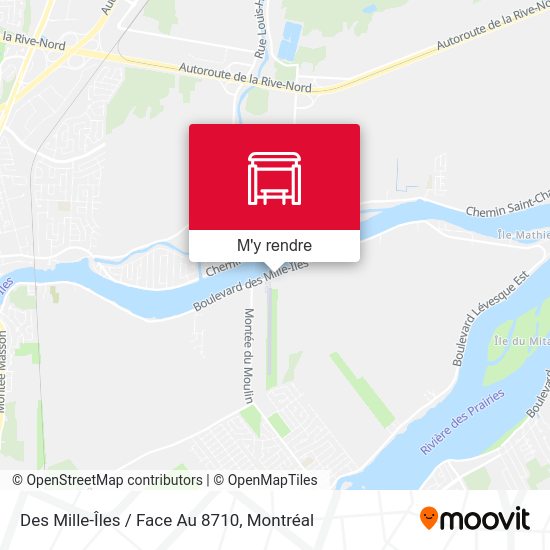 Des Mille-Îles / Face Au 8710 plan