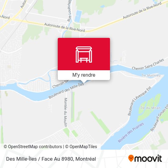 Des Mille-Îles / Face Au 8980 plan