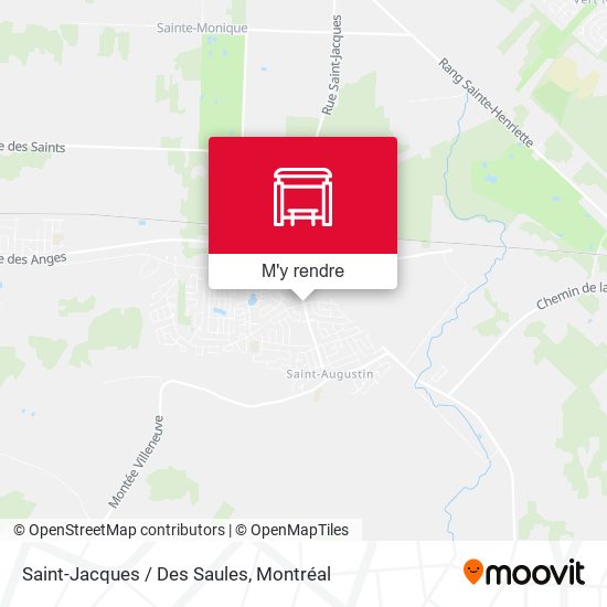 Saint-Jacques / Des Saules plan
