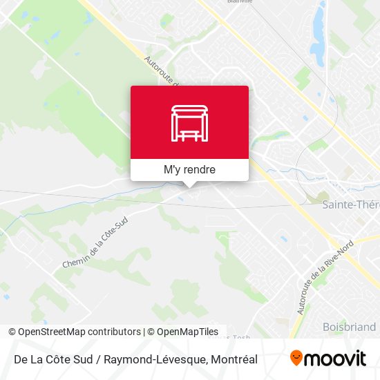 De La Côte Sud / Raymond-Lévesque plan