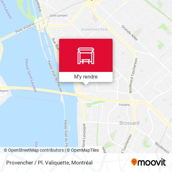 Provencher / Pl. Valiquette plan