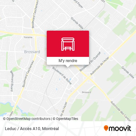 Leduc / Accès A10 plan