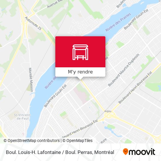 Boul. Louis-H. Lafontaine / Boul. Perras plan
