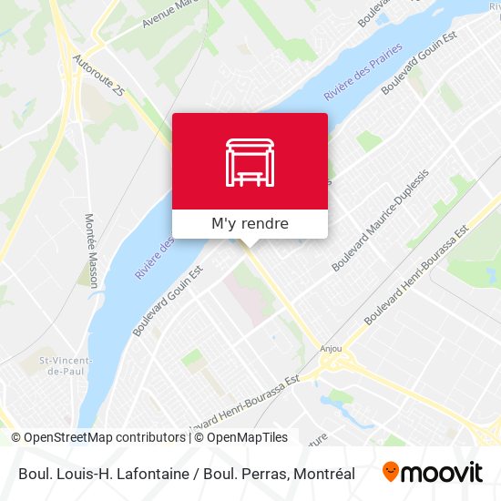 Boul. Louis-H. Lafontaine / Boul. Perras plan