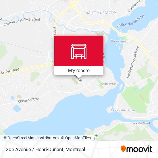 20e Avenue / Henri-Dunant plan