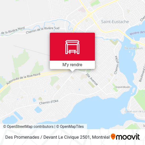 Des Promenades / Devant Le Civique 2501 plan