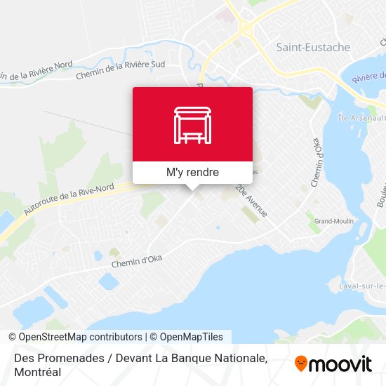 Des Promenades / Devant La Banque Nationale plan