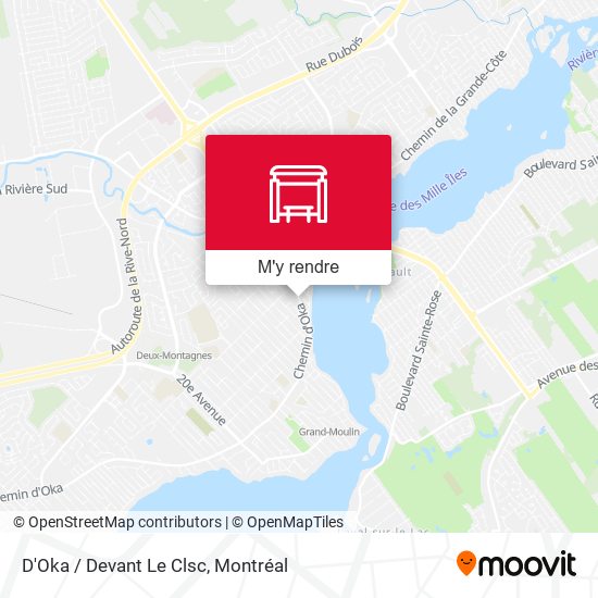 D'Oka / Devant Le Clsc plan