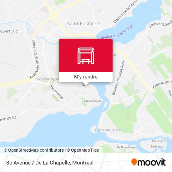 8e Avenue / De La Chapelle plan