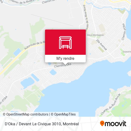 D'Oka / Devant Le Civique 3010 plan