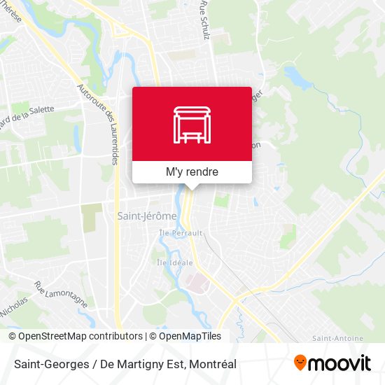 Saint-Georges / De Martigny Est plan