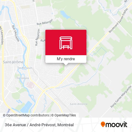 36e Avenue / André-Prévost plan