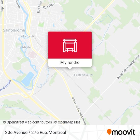 20e Avenue / 27e Rue plan