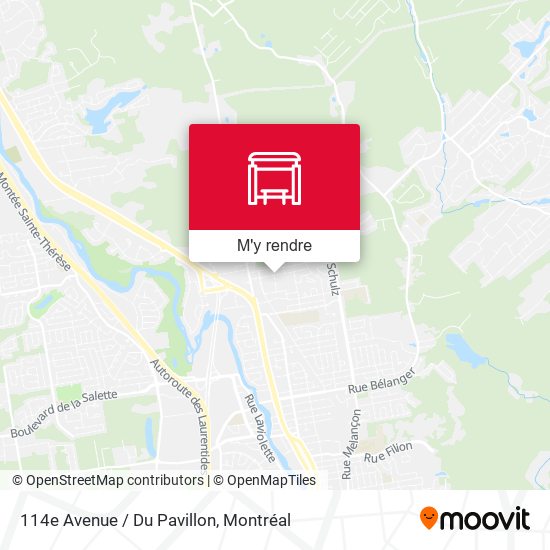 114e Avenue / Du Pavillon plan