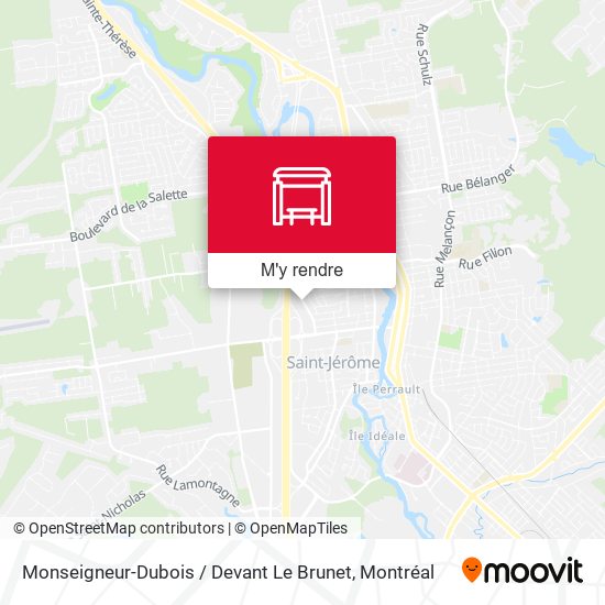 Monseigneur-Dubois / Devant Le Brunet plan
