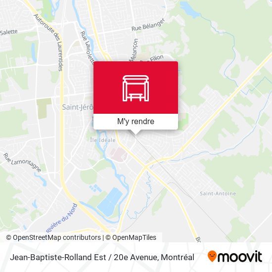 Jean-Baptiste-Rolland Est / 20e Avenue plan