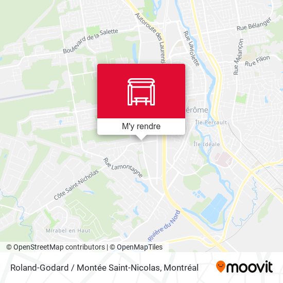 Roland-Godard / Montée Saint-Nicolas plan