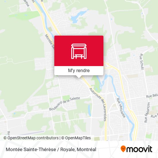 Montée Sainte-Thérèse / Royale plan