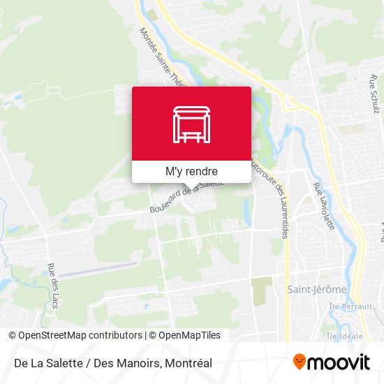 De La Salette / Des Manoirs plan