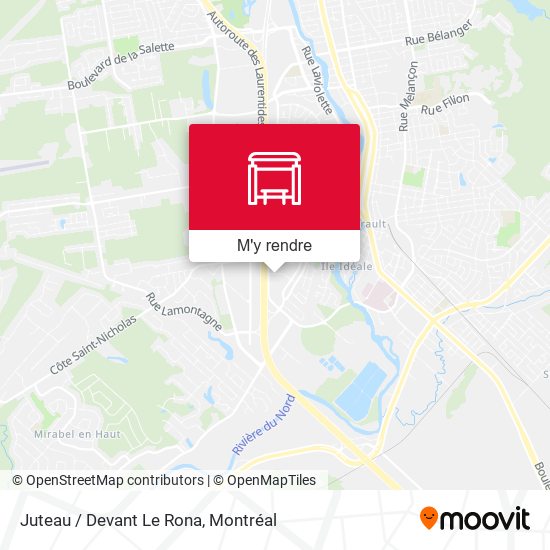 Juteau / Devant Le Rona plan