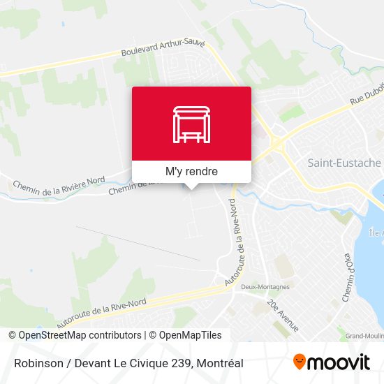 Robinson / Devant Le Civique 239 plan