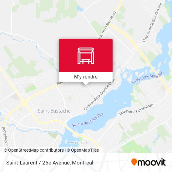 Saint-Laurent / 25e Avenue plan