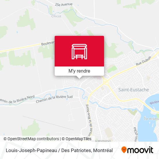 Louis-Joseph-Papineau / Des Patriotes plan