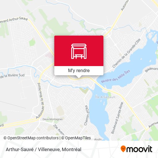 Arthur-Sauvé / Villeneuve plan