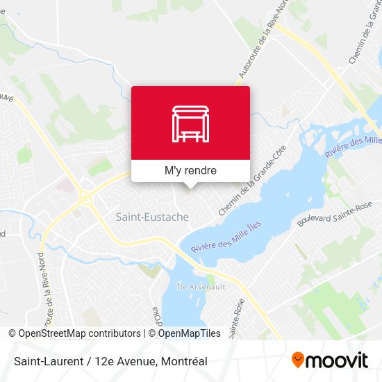 Saint-Laurent / 12e Avenue plan