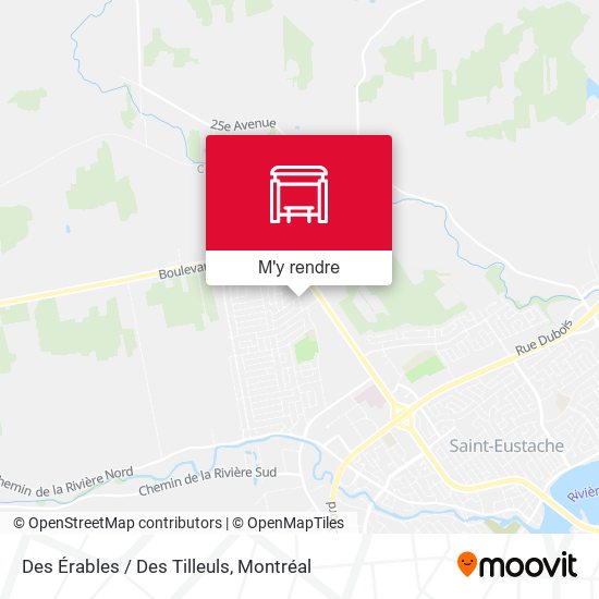 Des Érables / Des Tilleuls plan
