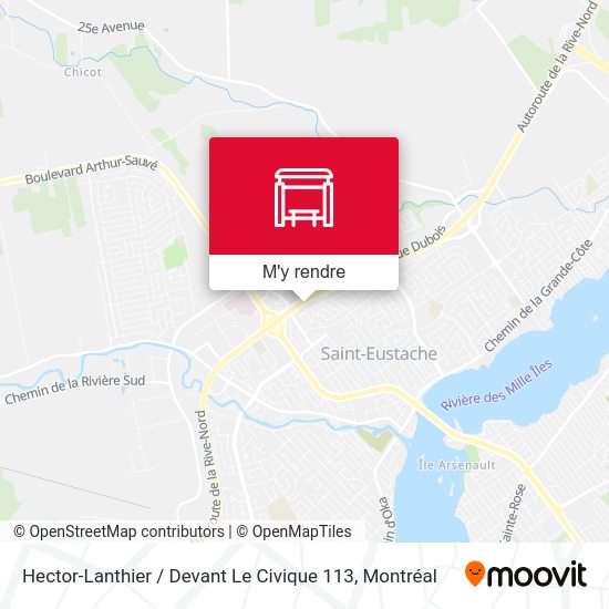 Hector-Lanthier / Devant Le Civique 113 plan